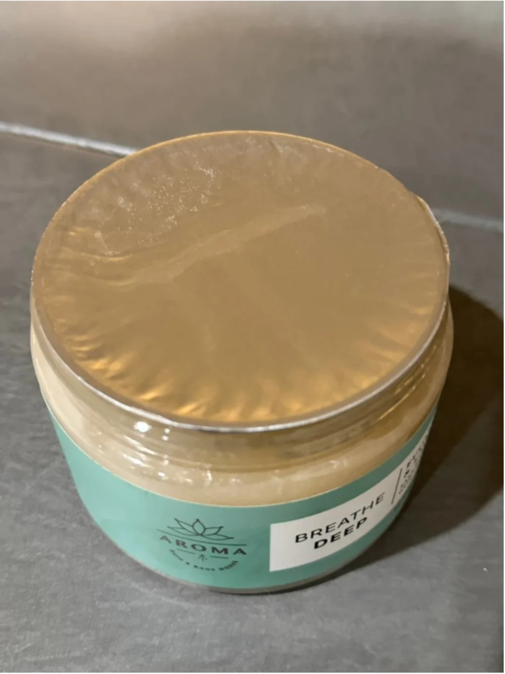 Aroma Breathe Deep Eucalyptus Lavender Salt Body Scrub 17 oz Vitamin E Sealed